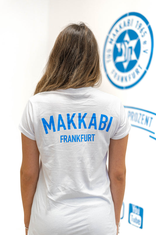 100% MAKKABI Shirt (weiß)